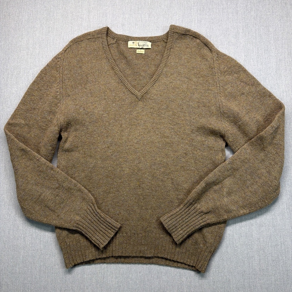 Braemar Vintage‎ Sweater 100% Scottish Shetland Wool Size M